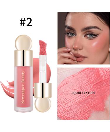 Liquid Contour Liquid Highlighter Liquid Blush with Face Brush Long Lasting Smooth Lightweight Smudge Proof Contour+Blush+ Highlighter 2#+4#+7# 3.33 ml (Pack of 3) - Buy Online on GoSupps.com