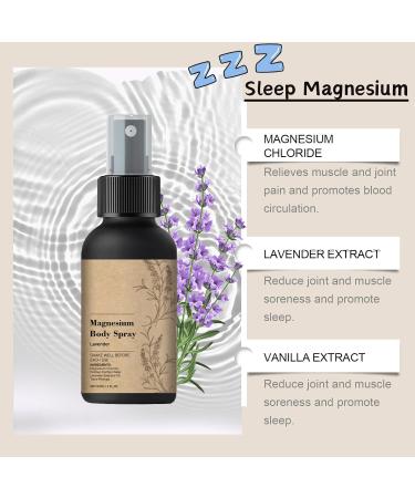 Lavender Magnesium Body Spray - Lavender Sleep Spray - Magnesium Spray For Sleep - Magnesium Sleep Spray to Soothe Body & Mind - Magnesium Body Spray - Sleep Spray for Better Sleep & Well Being - Buy Online on GoSupps.com