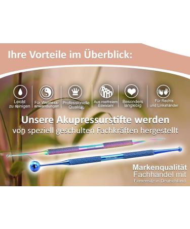 Buy Acupressure Pen Set | 2-Part Acupuncture Pens 5/8 mm & 1/2 mm | International Shipping - Buy Online on GoSupps.com