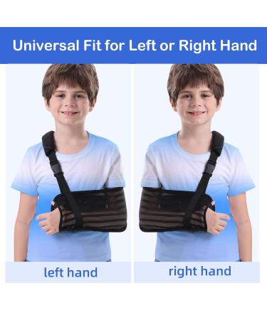 Kids Mesh Arm Sling for Showering | Breathable Shoulder Brace for Injuries | Fits Right & Left Arm (Large - Buy Online on GoSupps.com