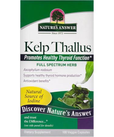 Nature's Answer Kelp Thallus 100-Count 100 Count (Pack of 1) - Buy Online on GoSupps.com