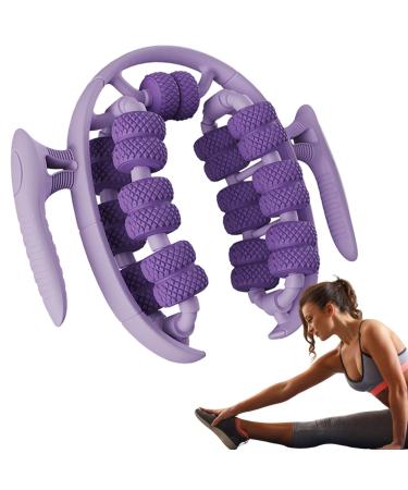 Portable roller massager |Travel massage roller |Hand massage roller |Multifunctional leg roller massager for legs forearm arm calf alleviates stiffness and tense muscles
