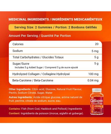Enhanced Hydrolyzed Collagen Gummies - For Hair Skin and Nails. 60 Delicious Flavoured Gummies - Buy Online on GoSupps.com