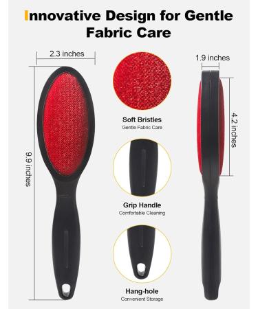 Reusable Lint Brush for Pet Hair Removal - Eco-Friendly Alternative to Lint Rollers | International Shipping Available - Buy Online on GoSupps.com