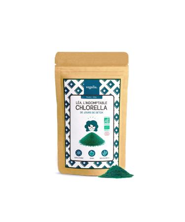 Chlorella Bio AB 100 g pure powder Rich in vitamin B12 & protein Ecocert No heavy metals Detoxifies the body - Vegalia