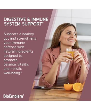 BioEmblem Probiotics for Women & Men 55 Billion CFU with Prebiotics Postbiotics & Digestive Enzymes - 10 Enzymes - Buy Online on GoSupps.com