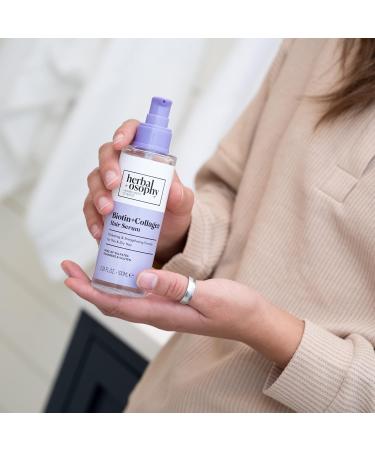 Buy Biotin & Collagen Hair Serum | Thickening & Strengthening Formula for Thin & Dry Hair | Vegan Sulfate & Paraben Free - 3.38oz - Buy Online on GoSupps.com