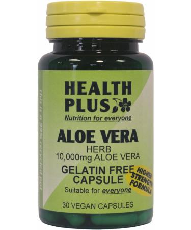 Health Plus Aloe Vera 5000mg Digestive Health Plant Supplement - 30 Gelatin Free Capsules - Buy Online on GoSupps.com