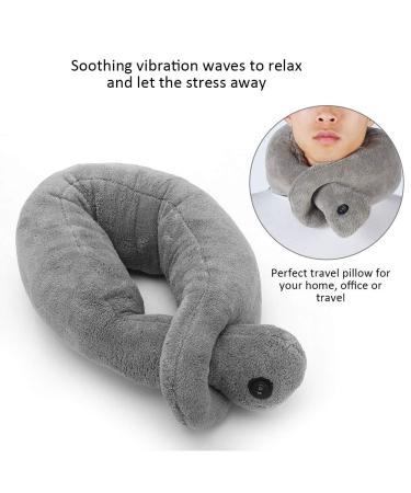 Portable Vibrating Massage Pillow - Stress Relief & Muscle Relaxation for Home & Travel - Buy Online on GoSupps.com