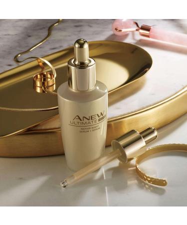 AVON Anew Ultimate Night Repair Serum | Anti-Aging Hyaluronic Acid & Niacinamide Serum for Youthful Skin - Buy Online on GoSupps.com