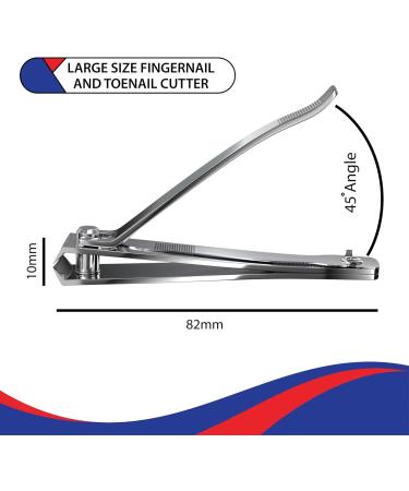Professional Heavy Duty Toe Nail Clippers for Thick Nails - Large Cutter for Men & Women - 1 Count - Buy Online on GoSupps.com