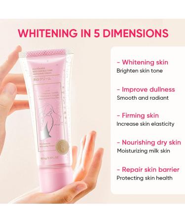 QPASRLAL Natural Moisturizing Body Lotion Whitening Body Lotion Whitening Body/Face Cream Niacinamide Whitening Moisturizer Niacinamide Whitening Moisturizer - Buy Online on GoSupps.com