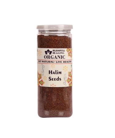 Blessfull Healing Organic Halim Seeds 250 Gram Airtight Container (Packing May Vary)