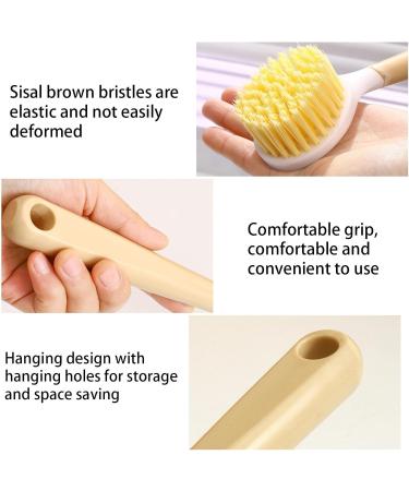 Kitchen Brush - Counter Cleaning Scrubber with Long Handle | Multifunctional Oil- Pots Brushes for Washing Faucets Pans Stoves Home Use - Buy Online on GoSupps.com