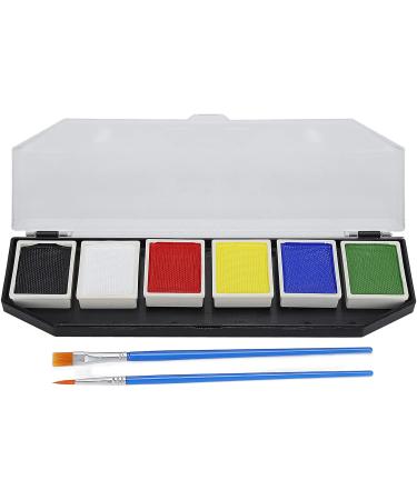  Ghzste Face Paint Palette Body Paint Kit Water Soluble Safe Halloween Makeup 60g for Face and Body Painting Festivals Parties One Paint - Buy Online on GoSupps.com