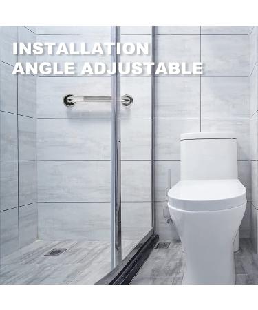 2 Pack 12 Inch Anti-Slip Bathroom Grab Bar  LONVICHTT Stainless Steel Shower Handle  Knurled Safety Hand Rail  Support Balance Armrest  Elderly  Pregnant  Children  Handicap Senior Assist Bath Handle 12 Inch Shower Grab Bars - Buy Online on GoSupps.com