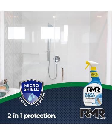RMR 2-in-1 Glass & Surface Cleaner with Repellent - Streak-Free Multi-Surface Treatment for Water Spots Soil & Stains - 32 oz Spray Bottle - International Shipping Available - Buy Online on GoSupps.com