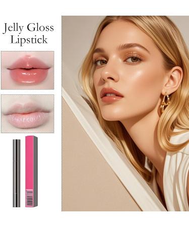 Crystal Jelly Moisturizing Lipstick for Lips| Moisturizing Lip Gloss Moisturizing Lipstick for Lips Long Lasting Shine Bright Color & Hydration - Buy Online on GoSupps.com