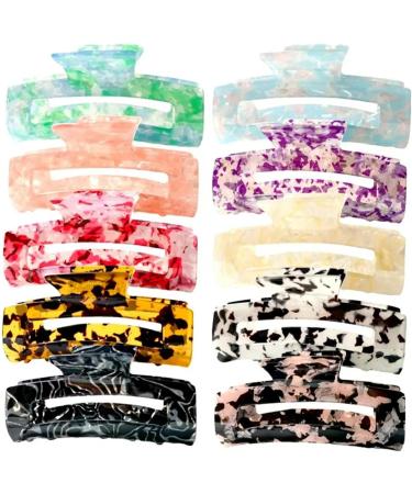 Hair clips Claw Clips 1 Pc Fashion Hair Claws Women Hair Accessories Colourful Plaid Ponytail Claw Clips For Girls-E(C) - Buy Online on GoSupps.com