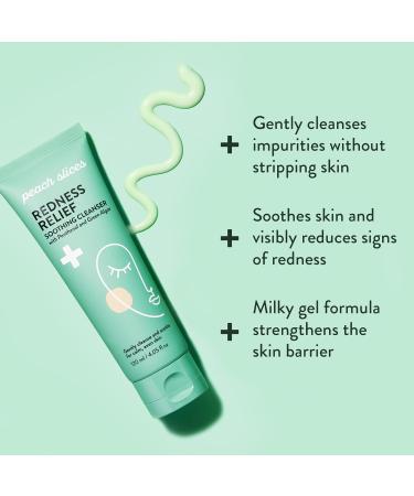 Peach Slices Redness Relief Soothing Cleanser - Gentle Facial Cleanser for Sensitive Skin | Fast International Shipping - Buy Online on GoSupps.com