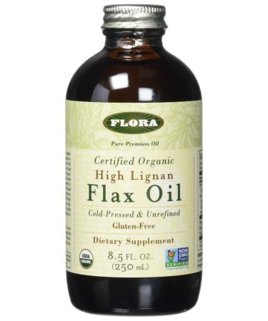 Flora Certified Organic High Lignan Flax Oil 17 fl oz (500 ml)