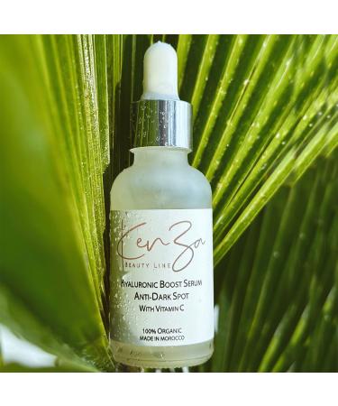 Hyaluronic Acid Serum with Vitamin C - Organic Anti-Aging & Brightening Face Serum for Dark Spots & Hydration - Buy Online on GoSupps.com