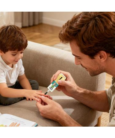 Anti-Bite Nail Polish - Nourishing Habit Control | Anti-Bite Varnish for Toddlers and Adults for Home Dorm School Kindergarten Boys Girls Women Teenagers - Buy Online on GoSupps.com