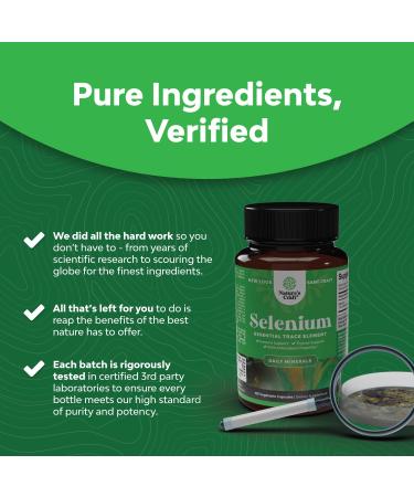 Selenium 200mcg Thyroid Support & Immune Booster for Adults - Antioxidant Supplement for Brain Health & Memory Support - Buy Online on GoSupps.com