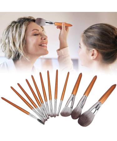 12-Piece Makeup Brushes Set for Face - Contouring Blending & Shadows | Elegant Design for Flawless Application - Buy Online on GoSupps.com