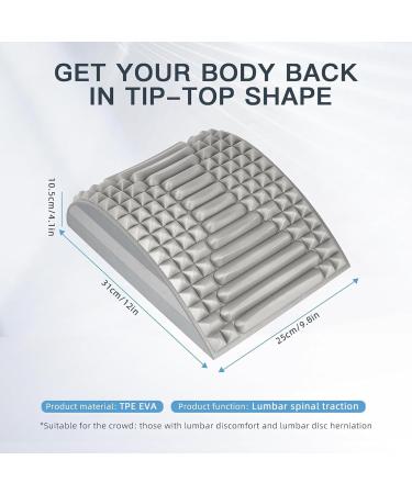 Dongzqan 2-in-1 Neck & Back Extensor - Multi-Stage Vertebral Board for Pain Relief | Back Stretcher & Neck Stretched to Relieve Neck & Back Pain - Buy Online on GoSupps.com