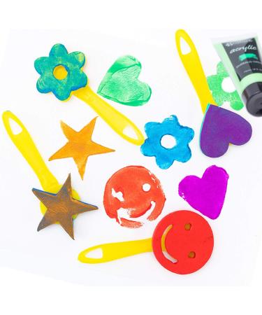 Kids Paint Sponge Set - 21 Piece Sponge Painting Kit for Early Learning and Art Crafts - Buy Online on GoSupps.com