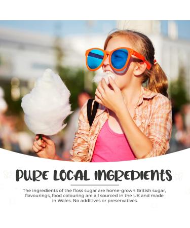 Baking Beauty and Beyond Premium Floss Sugar for Cotton Candy - 400g Plain White Floss Sugar with Natural Ingredients for All Occasions - Buy Online on GoSupps.com