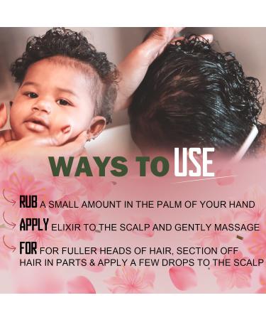 THEMANETHANG Organic Baby Hair Growth Oil - Coconut, Olive, Castor, Tea Tree Oil Blend - Buy Online on GoSupps.com