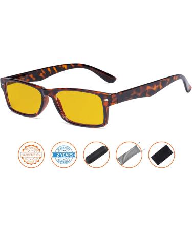 CessBlu Amber Tinted Blue Light Blocking Glasses for Women - Tortoise 1.5x Reading & Computer Screen Protection - Buy Online on GoSupps.com