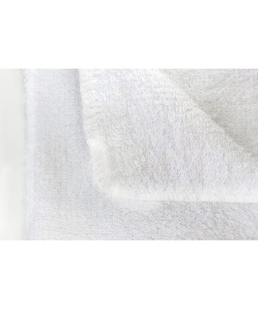 DecorRack 10 Pack 100% Cotton Wash Cloth 12x12 Inch Ultra Absorbent White Washcloths - Luxury Soft & Machine Washable (10 Pack) - Buy Online on GoSupps.com