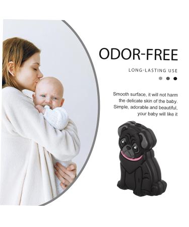 TEHAUX 10pcs Black Silicone Dog Beads - Molar Teether Baby Accessories - Buy Online on GoSupps.com