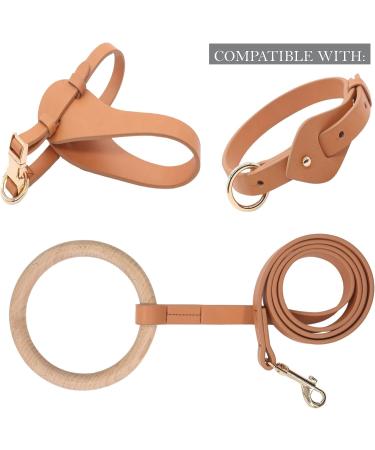 Pet Life Ever-Craft Boutique Series Large Brown Leather Dog Harness - Adjustable Designer Harness - Buy Online on GoSupps.com