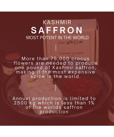 Pure Kashmiri Mongra Saffron 1g - Finest Pampore J&K India - Grade A Certified 0.035oz - Buy Online on GoSupps.com