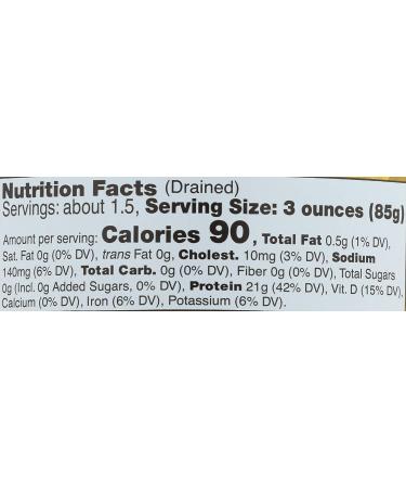 Sustainable Seas Tuna Chunk Light in Water - 5 oz | Eco-Friendly Seafood - Buy Online on GoSupps.com