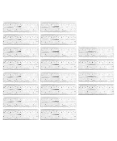 20PCS Eyebrow Stencil Measurement Ruler Bendable and Flexible Eyebrow Microshaping Ruler Eyebrow Design Ruler for Home and Travel