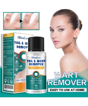 Maximum Strength Wart Remover Liquid - Fast Plantar & Common Wart Treatment | Safe & Natural Formula (20ml - Buy Online on GoSupps.com