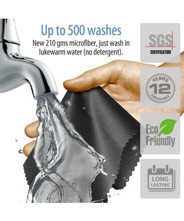 Microfiber Cleaning Cloth 14 with 2 Black Screen/Keyboard Covers for MacBook Pro and Laptop 14 - Buy Online on GoSupps.com