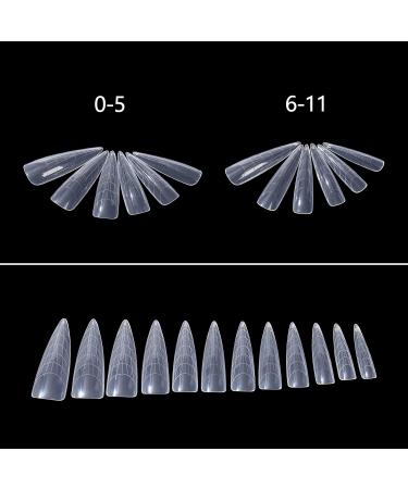 BNG 120-Piece Nail Shapes Set - Dual Tips Ballerina & Stilettus - Professional Nail Extension for Polymer Gel - Complete Coverage & Fast Structure - Buy Online on GoSupps.com