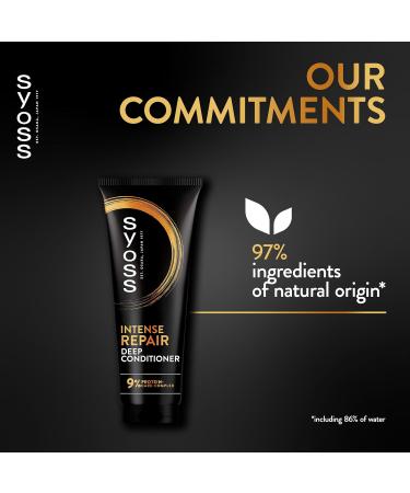  Syoss Syoss Repair Deep Conditioner 250ml pack of 6 intensive repairs for damaged hair softness and shine - Buy Online on GoSupps.com
