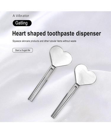 Toothpaste Squeezer 2 Tube Key Tooth Paste Squeezer | Stainless Steel Toothpaste Roller Tube Wringer Metal Tube Squeezer Key for Save Toothpaste Creams Paint Cosmetic and Hair Dye Lencyh Silver - Buy Online on GoSupps.com
