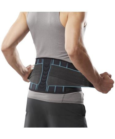 Comforband Copper-infused Back Support Brace for Men and Women- Lightweight & Breathable Back Support Belt for Mild to Moderate Lower Back Pain Muscle Spasm Strains Arthritis Sciatica Injury Recovery Rehabilitation - Adjustable Compression - Class 1 Medic