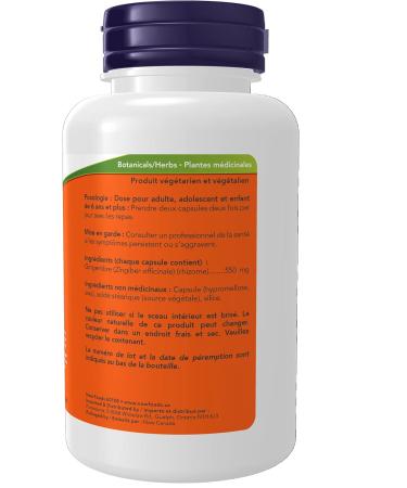 NOW Supplements Ginger Root 550mg Capsules 100 Count - Buy Online on GoSupps.com