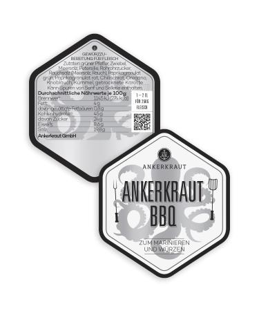 Ankerkraut BBQ Rub - Original Spicy Seasoning with Garlic & Oregano 160g Bag | Shop Internationally - Buy Online on GoSupps.com