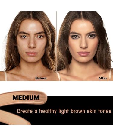 Siamhoo CC Cream Foundation SPF 50+ Full Coverage Makeup 1.58 fl.oz (Medium) - Buy Online on GoSupps.com