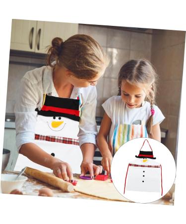 DOITOOL Christmas Apron Xmas Waitress Aprons Cooking Apron Santa Claus Outfit Xmas Kitchen Apron Holiday Apron Christmas Kitchen Apron Hair Cutting Cape Work Fabric At Home Decorations - Buy Online on GoSupps.com